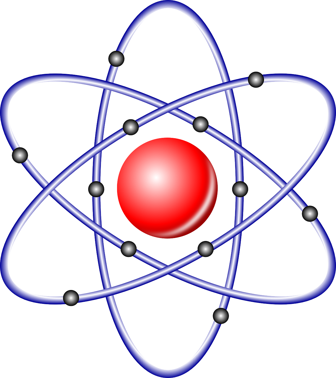 atom nucleus, nuclear, atom